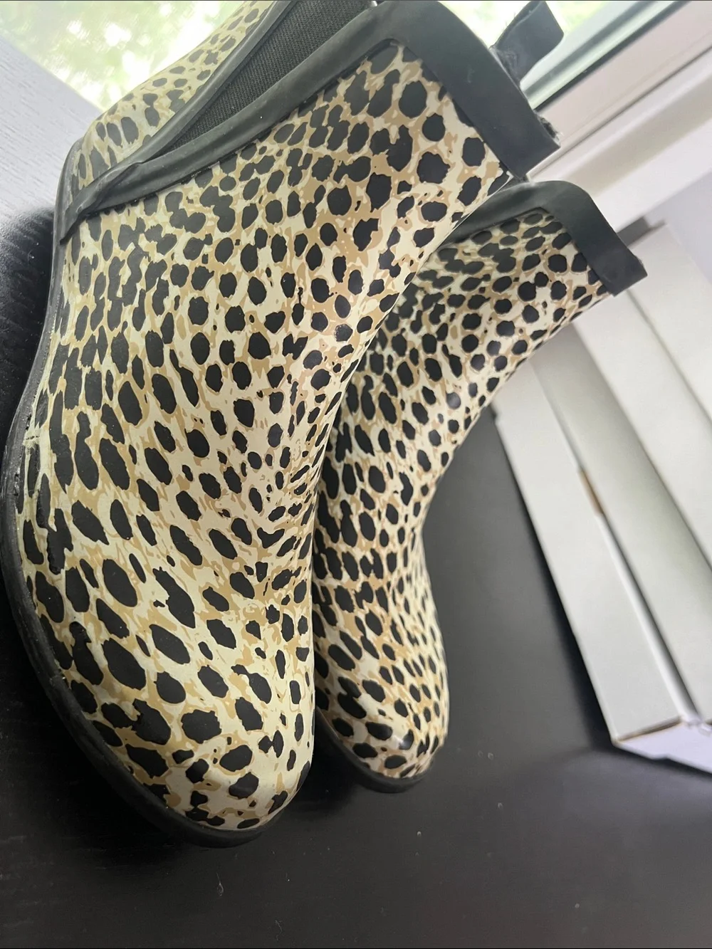 Rainboots waterproof leopard